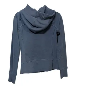 Lululemon Scuba Full Zip Hoodie Dark Blue LW4AWMS Womens Size 4 Sweatshirt thumbnail 2