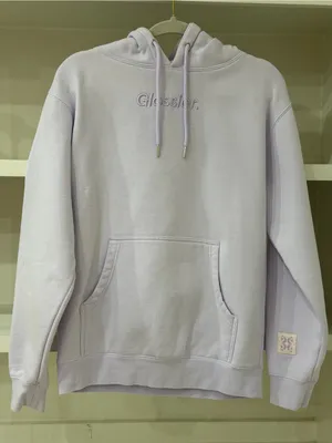 Glossier Womens Crewneck Hoodie - Light Lavender thumbnail 2