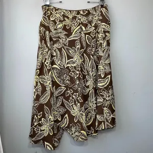 Intriguing Threads Size XL Brown Green Asymmetrical Skirt Fairy Romantic Y2K thumbnail 5