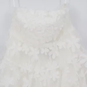 Showpo Angel Biba Rheiva White 3D Floral Embroidery Strapless Mini Dress 20 4XL thumbnail 4