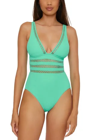 Becca Virtue Modern Edge One-Piece Swimsuit thumbnail 1