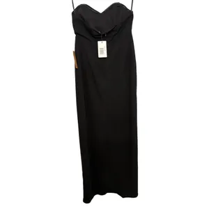 o.p.t Votna Evening Elegant Side Split Stretch Minimalist Strapless Maxi Dress 6 thumbnail 6