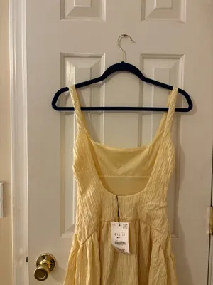 ZARA Textured Midi Dress Small thumbnail 3