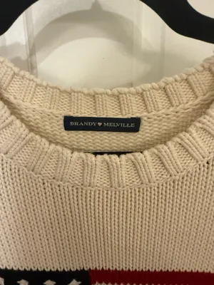 Brandy Melville American Flag Sweater thumbnail 3