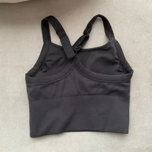Alo Yoga Seamless Ribbed Favorite Bra Tank Black XXS thumbnail 5