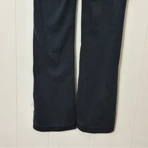 Lululemon Ribbed Softstreme Flare Pants Black Size 4 Lounge Yoga Athleisure thumbnail 9
