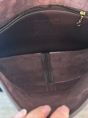 Vintage Coach City Bag Mahogany Brown Leather Handbag thumbnail 6