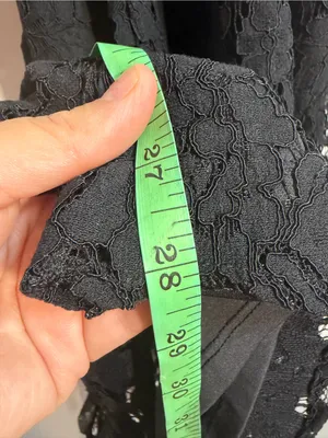 Zara Black Lace Ruffle Mini Dress Strappy Bodycon Size S NWT thumbnail 6