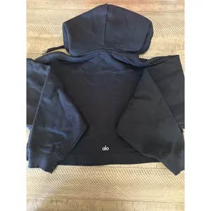 Alo Yoga Bae Cropped Hoodie Black Size XS thumbnail 4