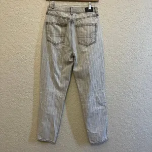American Eagle Pinstripes Ripped Distressed Jeans thumbnail 3