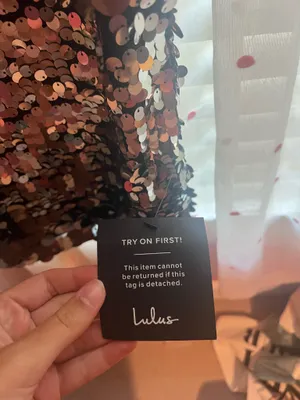 Lulus Dress Mini Black Sequin thumbnail 4