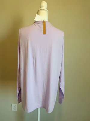 SKIMS boyfriend oversized boyfriend long sleeve Henley soft size small NWT thumbnail 8