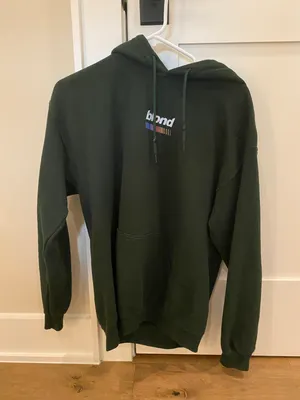 Dark Green Blond Hoodie Size M thumbnail 1
