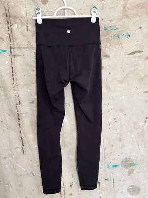 Lululemon Wunder Train High-Rise Tight 25", Black thumbnail 4