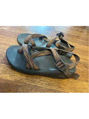 Chaco Z2 Classic Brown Stripe Toe Loop Hiking Outdoor Sport Sandals Gorpcore Y2K thumbnail 2