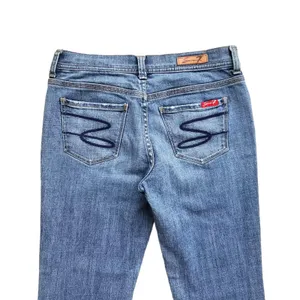 Seven7 Womens Low Rise Ankle Crop Jeans Size 24 Medium Wash Stretch Denim thumbnail 13