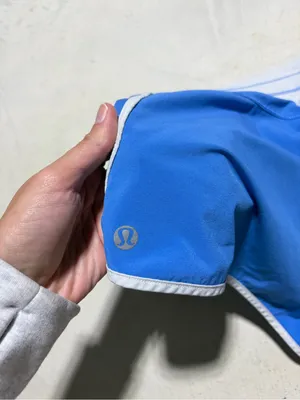 Lululemon Active Running Shorts Blue 6 thumbnail 7