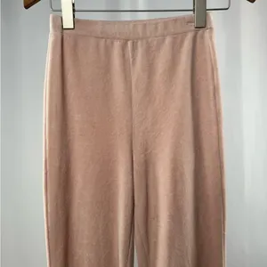 Majorelle Cameo Velour Pant‎ in Pink Dust Size Extra Small thumbnail 3