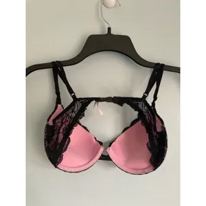Vintage Victoria's Secret Bra Push Up 34C Padded Lace Fairy Whimsigoth thumbnail 5