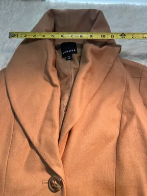 Trouve Wool Blend Coat Women’s Size XS Tan thumbnail 10