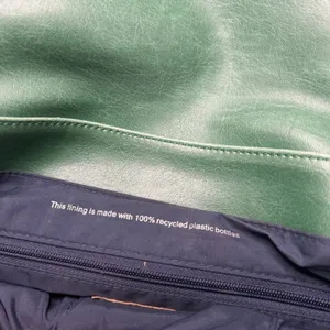 Matt & Nat Leia Vintage Shoulder Bag Emerald Green Vegan Leather Silver Clasp thumbnail 14