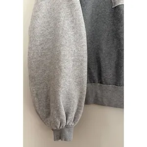 We The Free x Free People‎ Kassey Half Zip Sweatshirt Two Tone Gray Size Medium thumbnail 8