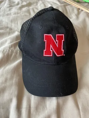 Nebraska Huskers women’s Black Trucker Hat NWOT thumbnail 3