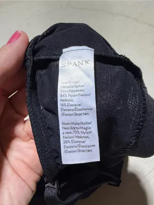 Spanx spotlight on Lace Bralette Black medium thumbnail 9