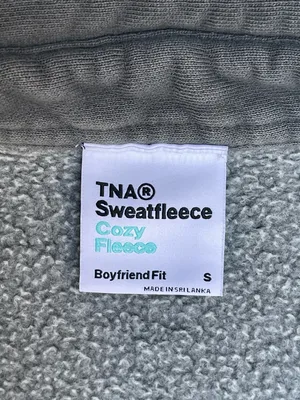 Aritzia TNA Sweatfleece Cozy Fleece Boyfriend Fit Sweatshirt Shirt Loungewear S thumbnail 2