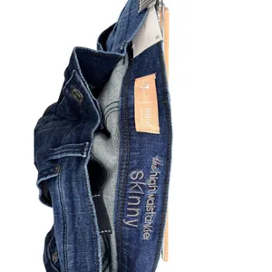 7 For All Mankind b(air) High Waist Ankle Skinny Jeans Blue Velvet Floral 32‎ thumbnail 7