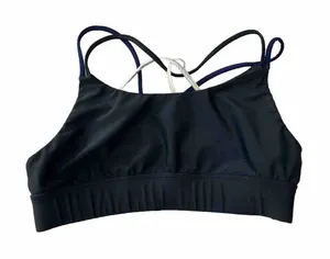 NWT Vie Active Sports Bra Strappy Lola Bra in Gray Women’s Size‎ Medium Msrp $58 thumbnail 1