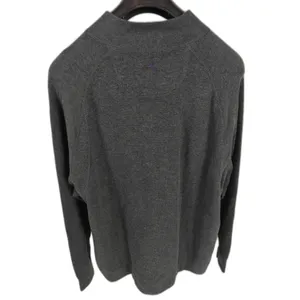 Mens Tommy Bahama Reversible Quarter Zip Sweater Gray Purple 3XL thumbnail 3