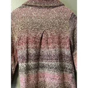 Christopher Banks‎ Sweater Women Size Medium Big Button Cardigan thumbnail 11