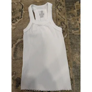 Free People Movement Women’s White Racerback Scalloped Tank Top Size XS/S NWT thumbnail 6
