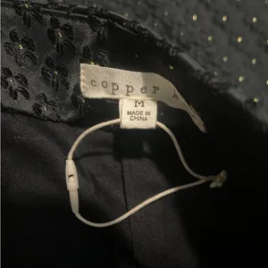 Copper Key Black Textured Mini Skirt thumbnail 3