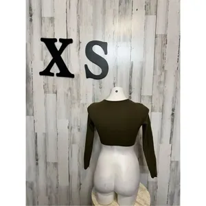 Green crop top Green Size XS thumbnail 6