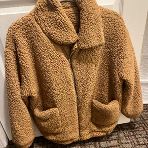 Zaful Brown Teddy Jacket thumbnail 1