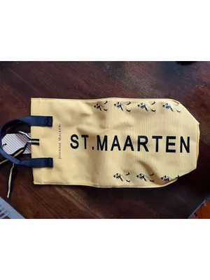 Johnnie Walker St. Maarten Yellow Tote Bag with Gift Tag thumbnail 6