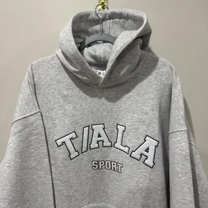 New! TALA Grey Light Oversized Volley‎ Hoodie with Fleece Size 3XL in Grey thumbnail 4