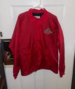 Wearguard U.S. Coast Guard Red Men’s Lightweight Coach Jacket - Size Medium thumbnail 1