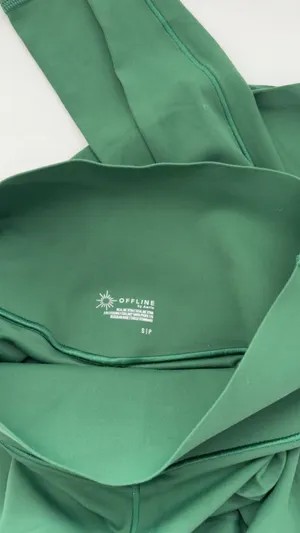 green offline by aerie leggings thumbnail 3