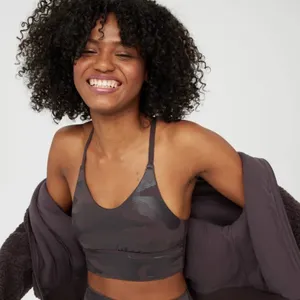Offline By Aerie Real Me Strappy Back Sports Bra Small‎ Medium Support Stretch thumbnail 1