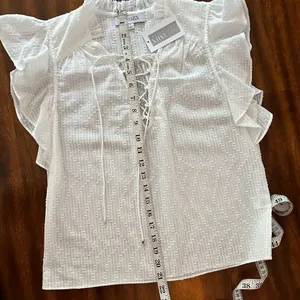 Intermix‎ Florance Flutter Sleeve Blouse NEW With Tags - Size S. thumbnail 11