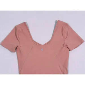 Lululemon Align T-Shirt Size 4 Pink Clay Cap Sleeve Yoga Pilates Ballet Lounge thumbnail 6