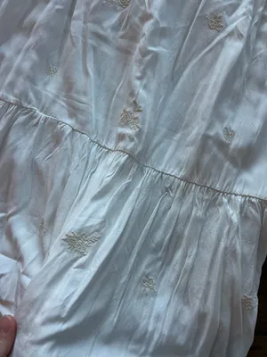 Spiritual Gangster Dolce Embroidered White Spring Summer Maxi Dress M thumbnail 7