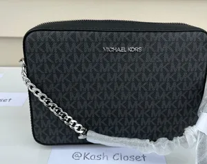 MK JST LG EW Crossbody Signature Black thumbnail 6