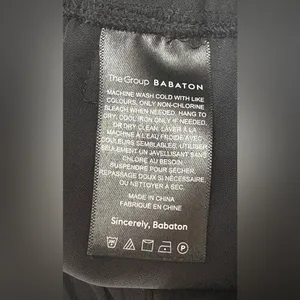 Babaton Aritzia Black Jogger Trousers Size XS EUC‎ Like New thumbnail 5