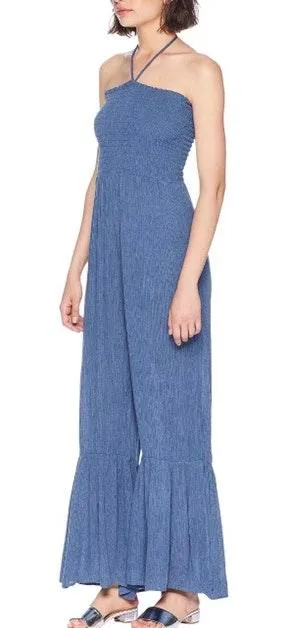 Lucy Love NWT  Tranquillity Blue Jumpsuit thumbnail 2