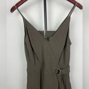 ASTR The Label Green Textured Cropped Wide Leg Jumpsuit‎ thumbnail 2