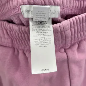 Beyond Yoga Womens Pink High Waisted Elastic‎ Cuff Sweatpants Size Medium thumbnail 4